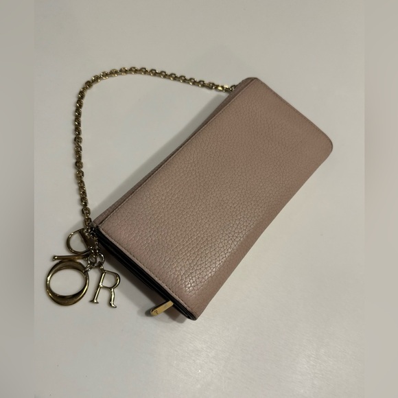 Dior leather saddle wallet on chain - Picture 5 of 16